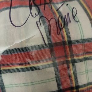 Plaid Shirt with Red and Green Stripes